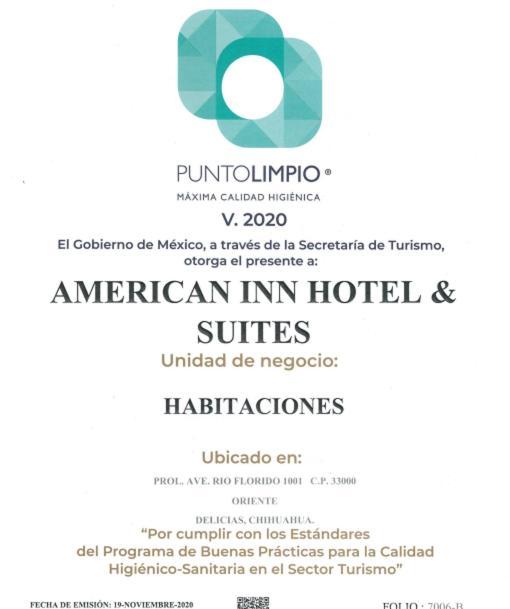 American Inn Hotel & Suites Delicias Exteriér fotografie